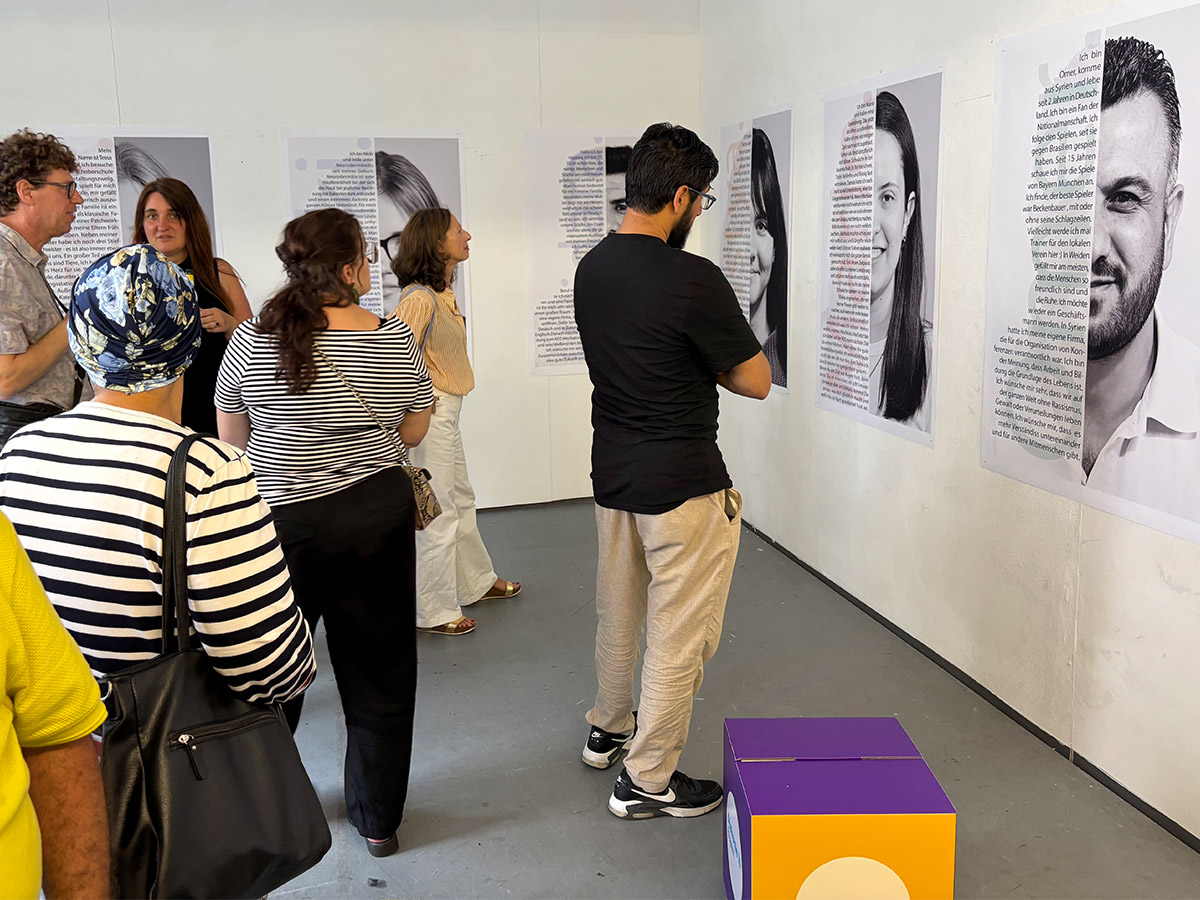 Fotoausstellung - Begegnung auf Augenhöhe - Gesichter gegen Klischees